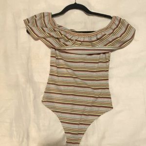Off the shoulder bodysuit